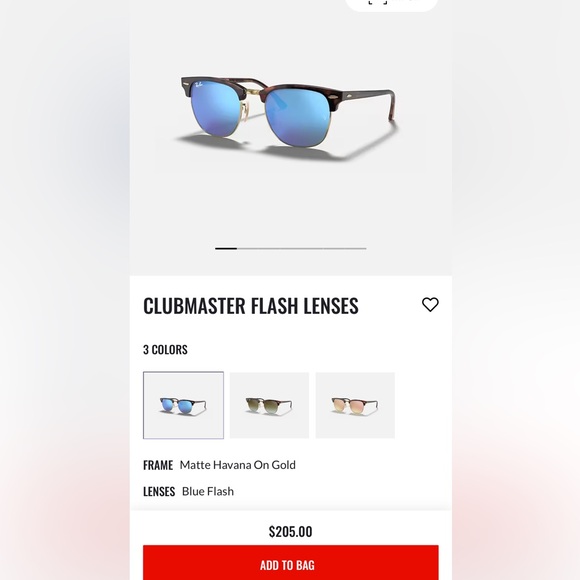 New women’s Clubmaster Ray-Bans - Picture 3 of 7